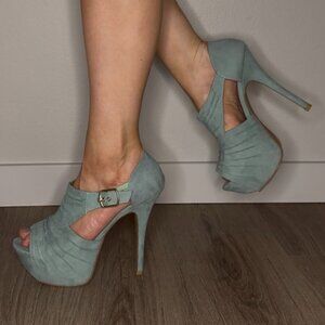 Light Blue Stiletto Heels